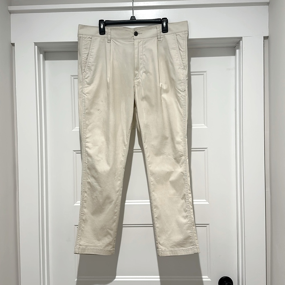 Goodfellow & Co. pleated tapered khaki pant